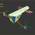 Advanced Space Exploration Drone With High Tech Camera And Propellers