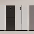 Modern Fridge Freezers with Various Colors and Sleek Designs for Home Kitchen Use