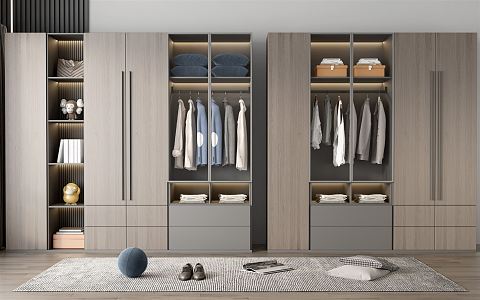 Modern wardrobe 3d model