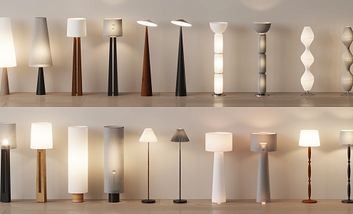 Quiet Wind Floor Lamp 3d model