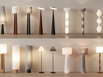 Quiet Wind Floor Lamp 3d model