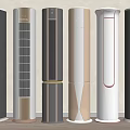 Modern Tower Air Cooler Fans With Multiple Stylish Designs And Various Colors 3d model