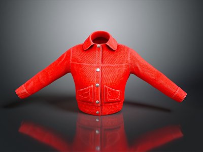 Modern Jacket Leather Jacket Fashion Jacket Casual Jacket Anti-Jacket Anti-Top 3d model