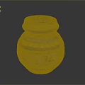 Artistic Hand Carved Pottery Jar Sculpture With Decorative Patterns And Animal Motifs