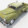 Car Pickup Truck Car Retro Car 3d model