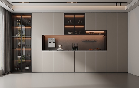 Wine Cabinet Sideboard 3d model