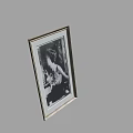 Modern Photo Frame Bookshelf Ornaments 3d model