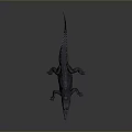 Crocodile Alligator Nile Crocodile carnivore reptile cold-blooded animal reptile 3d model