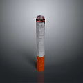 Everyday Household Essential Cylindrical Roll With Orange Bottom And White Label Packaging