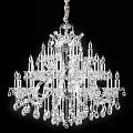 Luxury Crystal Chandelier With Multiple Arms And Decorative Pendants For Home Interior
