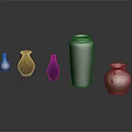 Decorative Ceramic Vases In Various Colors And Shapes For Home Decor