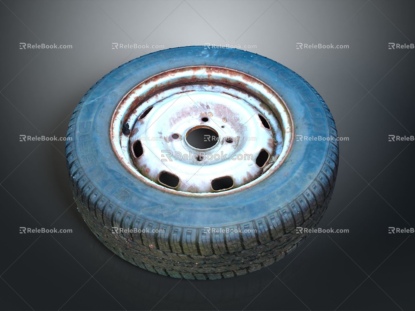 Tire tire wheel hub Volkswagen wheel hub Volkswagen tire new tire car outer tire car wheel hub 3d model