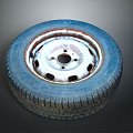 Tire tire wheel hub Volkswagen wheel hub Volkswagen tire new tire car outer tire car wheel hub 3d model