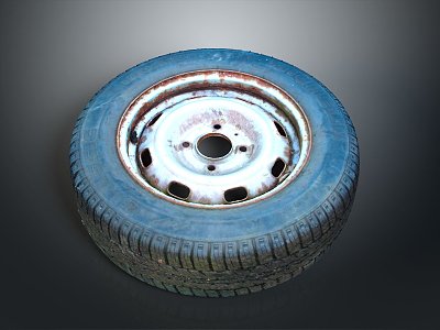 Tire tire wheel hub Volkswagen wheel hub Volkswagen tire new tire car outer tire car wheel hub 3d model