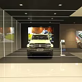 Great Wall Motors 4S Dealership Modern Exterior With Glass Facade And Displayed Cars