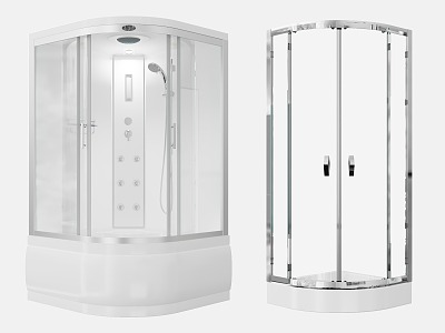 Modern shower room model