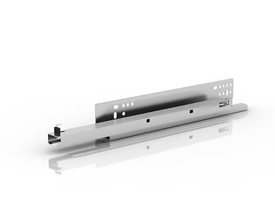 Heavy Duty Stainless Steel Drawer Slide Rail Hardware Tool for Furniture Installation 3d model
