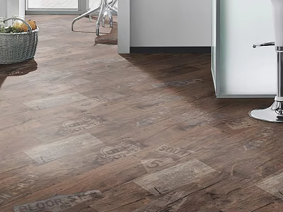 Natural Hardwood Floor With Rich Brown Tone And Distinct Wood Grain Patterns 3d model