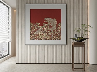 New Chinese Decorative Painting 3d model