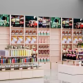 Colorful Retail Store Interior With Shelves Of Teddy Bears Cosmetics And Decorative Items