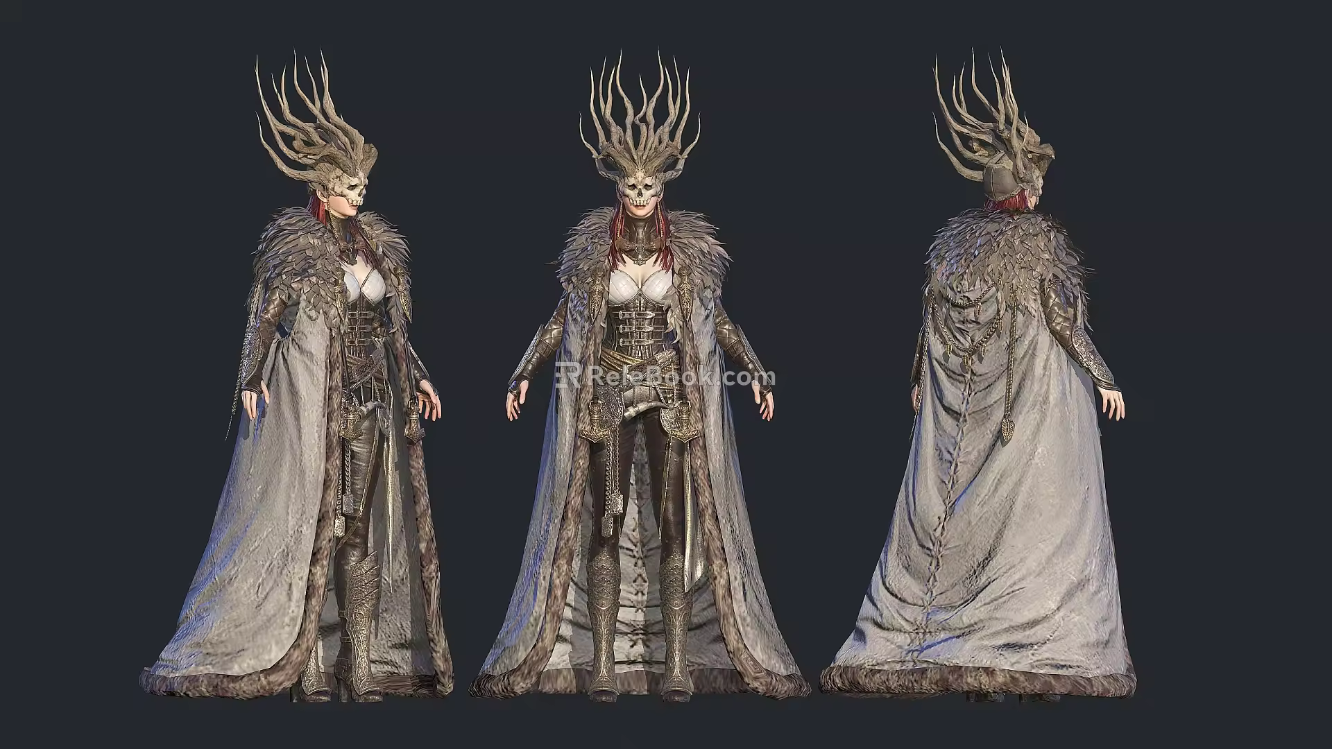 Goddess of Death 3d model