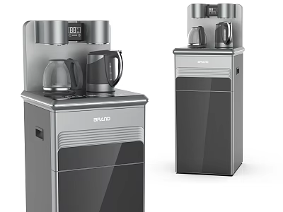 BRSDDQ Silver Gray Water Dispensers Modern Design Two Styles For Daily Use 3d model