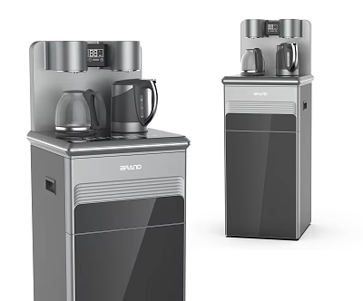 BRSDDQ Silver Gray Water Dispensers Modern Design Two Styles For Daily Use 3d model