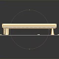 Golden Decorative Handles With Black Base Modern Home Living Accessories Design