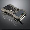 Industrial Device Component With Metal Casing Display Panel And Control Buttons