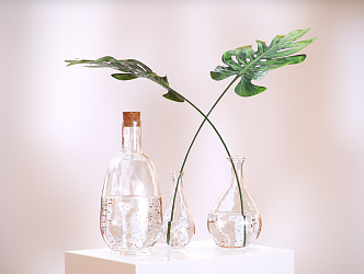 Modern vase ornaments 3d model