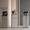 Modern Designer Daily Electrical Appliances With Vertical White Gray Design For Home Office Use