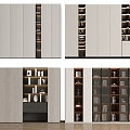 Modern bookcase 3d model