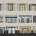 Different Types Of Revolving Doors And Reception Desks In Modern Styles