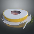 Golden Oval Stadium With White Roof Interior Seating Surrounding Greenery Pathways