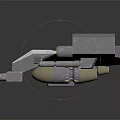 Modern Purple and Gray Passenger Plane With Aerodynamic Wings and 3D Render Design