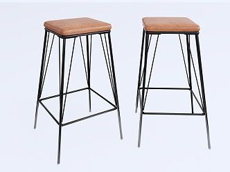 Modern Bar Chair 3d model