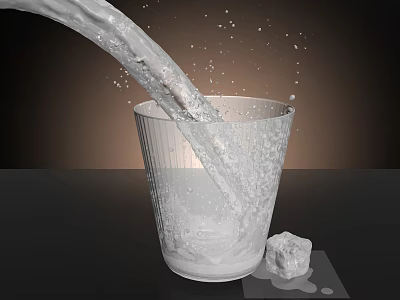 Modern water 3d model