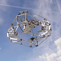 Advanced Multirotor Drone Featuring Metal Frame Structure And Rotor Components