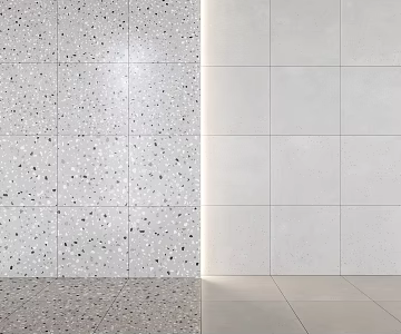 Modern wall terrazzo wall tile 3d model