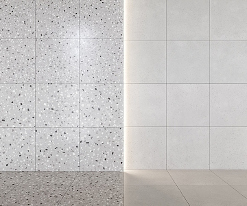 Modern wall terrazzo wall tile 3d model