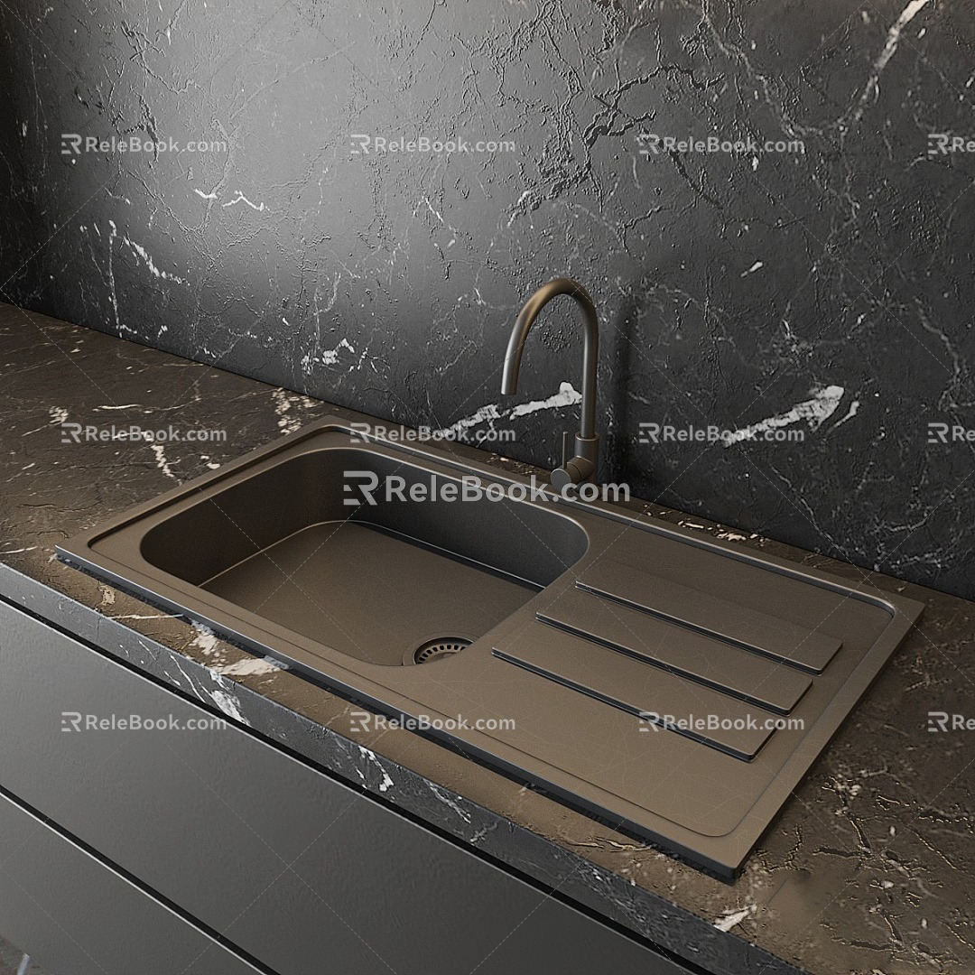 Sink Faucet Kitchen & Sanitary Hardware 3d model