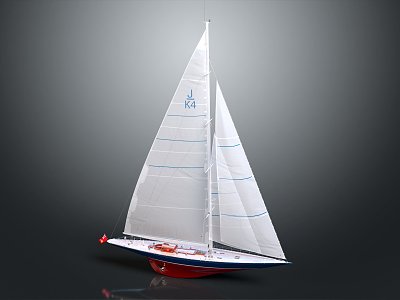 Modern Sailing Cartoon Sailing Small Sailing model