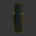 Unique Blue Blade Sword With Gold And Pink Hilt Design Features