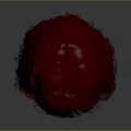 Game Movie Character Red Bob Cut Wig With Blunt Bangs And Short Hair Style