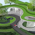 Modern Pavilion 3d model