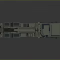Olive Green Military Truck With Heavy Duty Wheels And Crane Arm Structure