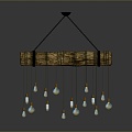 Wind chime decorations, handicrafts, hanging decorations, daily necessities 3d model