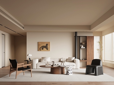 modern living room model