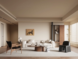 modern living room 3d model