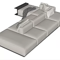 Multiplayer Sofa 3d model